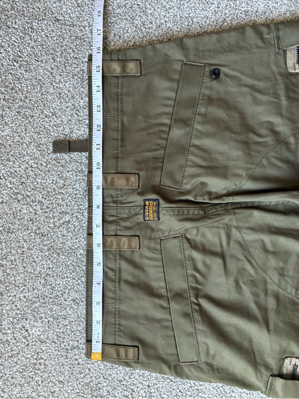 G-Star Olive Green Cargo Pants - Picture 8 of 11